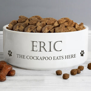 Personalised Cat or Dog Bowl