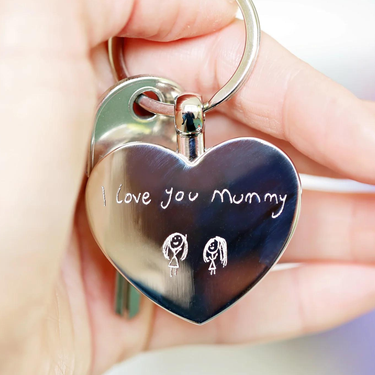 Handwriting 2025 engraved keychain