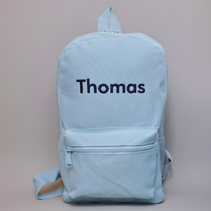 Light blue school clearance bag