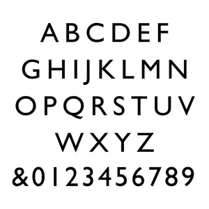 Font Option for Leather Luggage Tag Available in 8 Colours