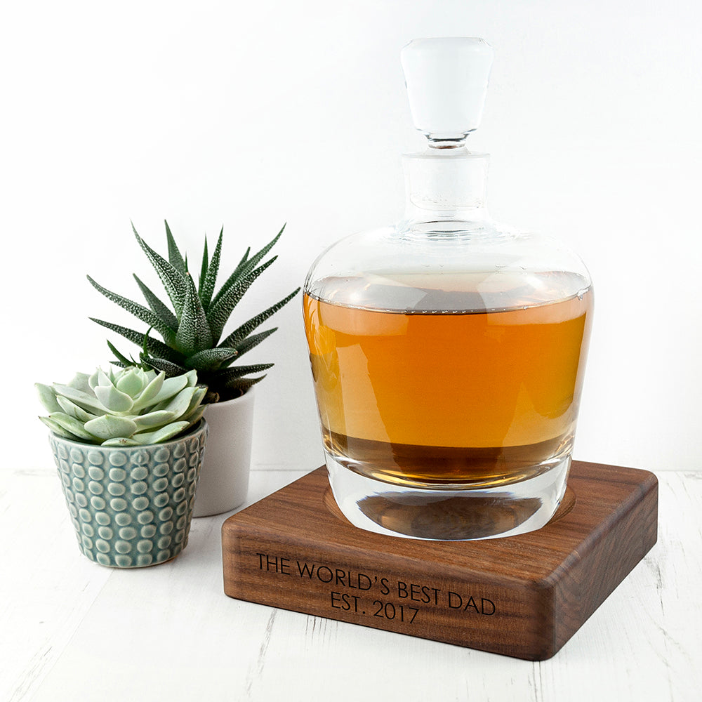 Engraved LSA Whisky Decanter