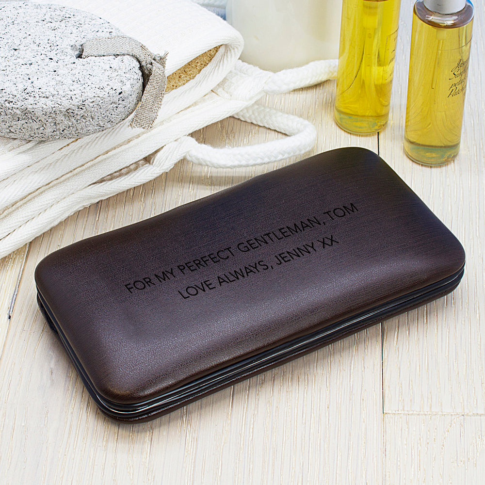 Personalised Manicure, Pedicure and Grooming Set