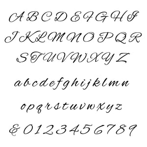 Font Option for Engraved Pen Sheaffer Brushed Chrome Ballpoint