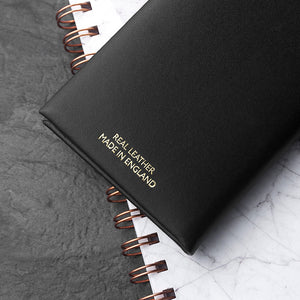 Personalised Luxury Leather Golf Notes Book