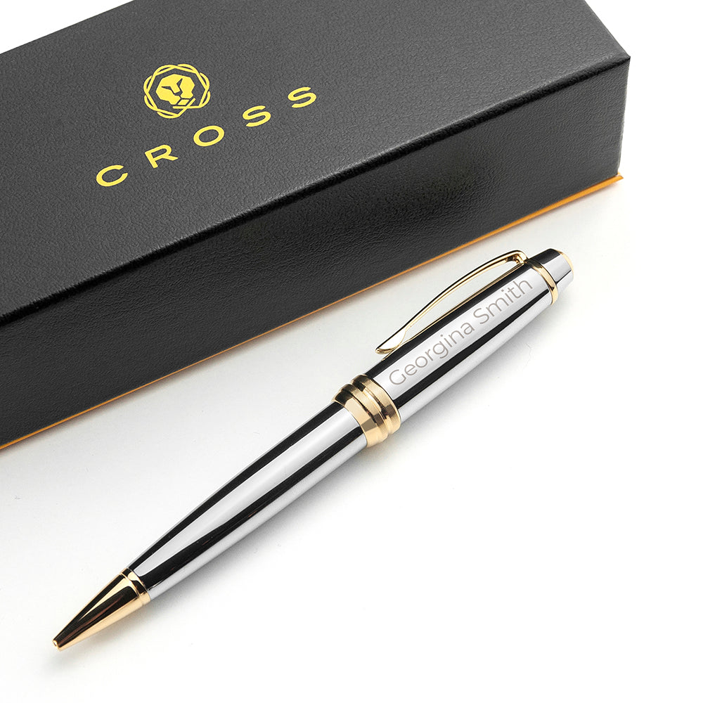 Engraved Cross Bailey Medalist Pen with Sans Serif Font