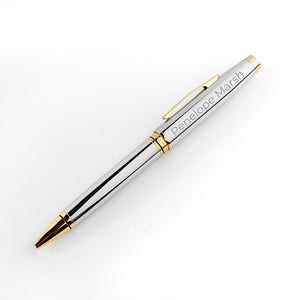 Engraved Cross Coventry Pen in Gold or Silver