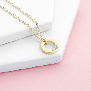 Mini Ring Necklace