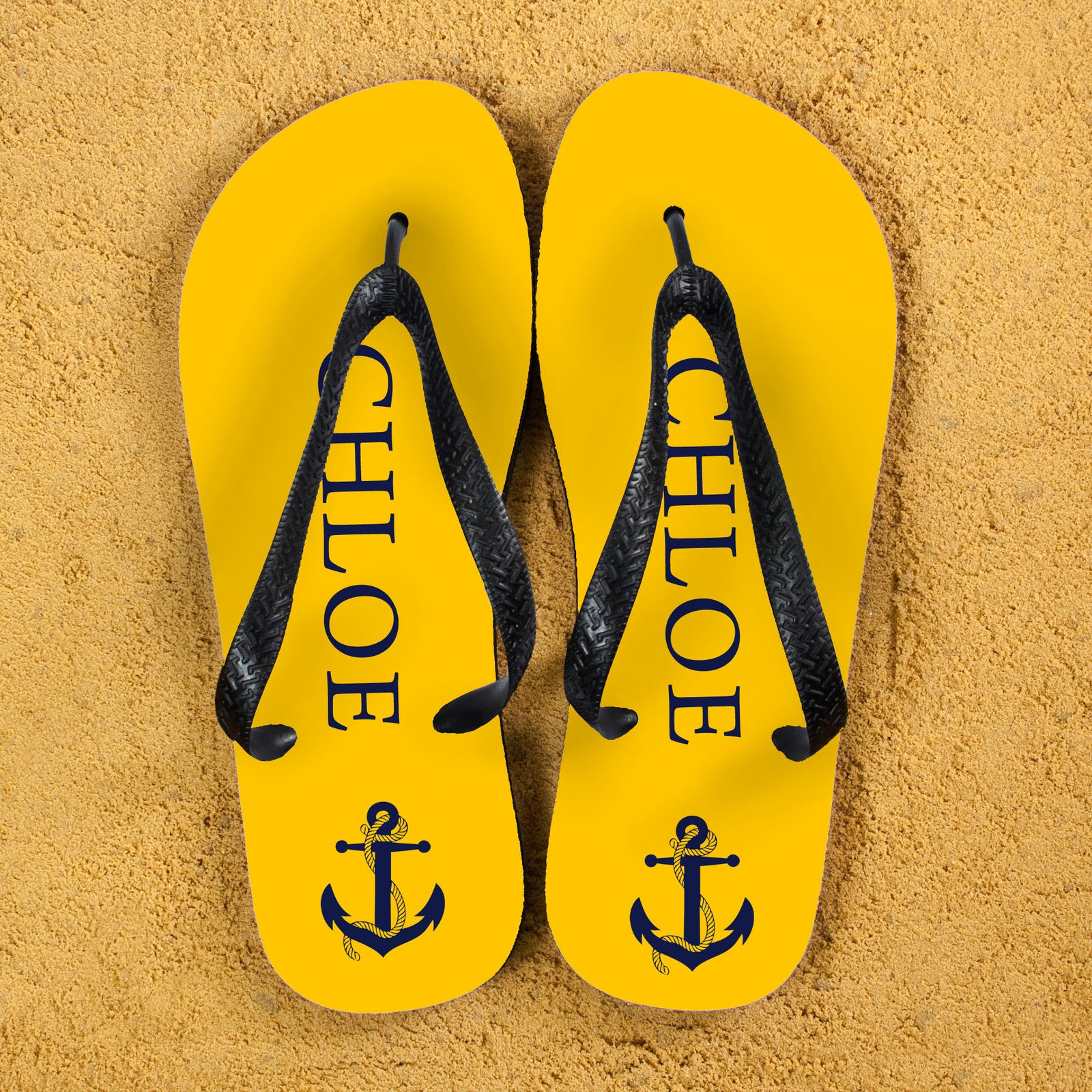 Flip Flops with an Anchor Design