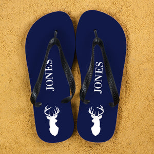 Flip Flops with a Stag Design