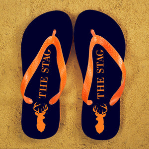 Flip Flops with a Stag Design