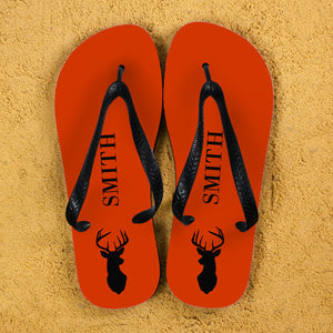 Flip Flops with a Stag Design